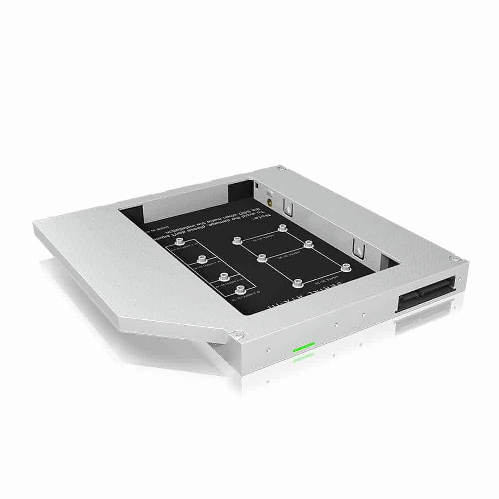 (image for) ICY BOX Internal mSATA M.2 SATA SSD DVD/Bluray Bay Adapter